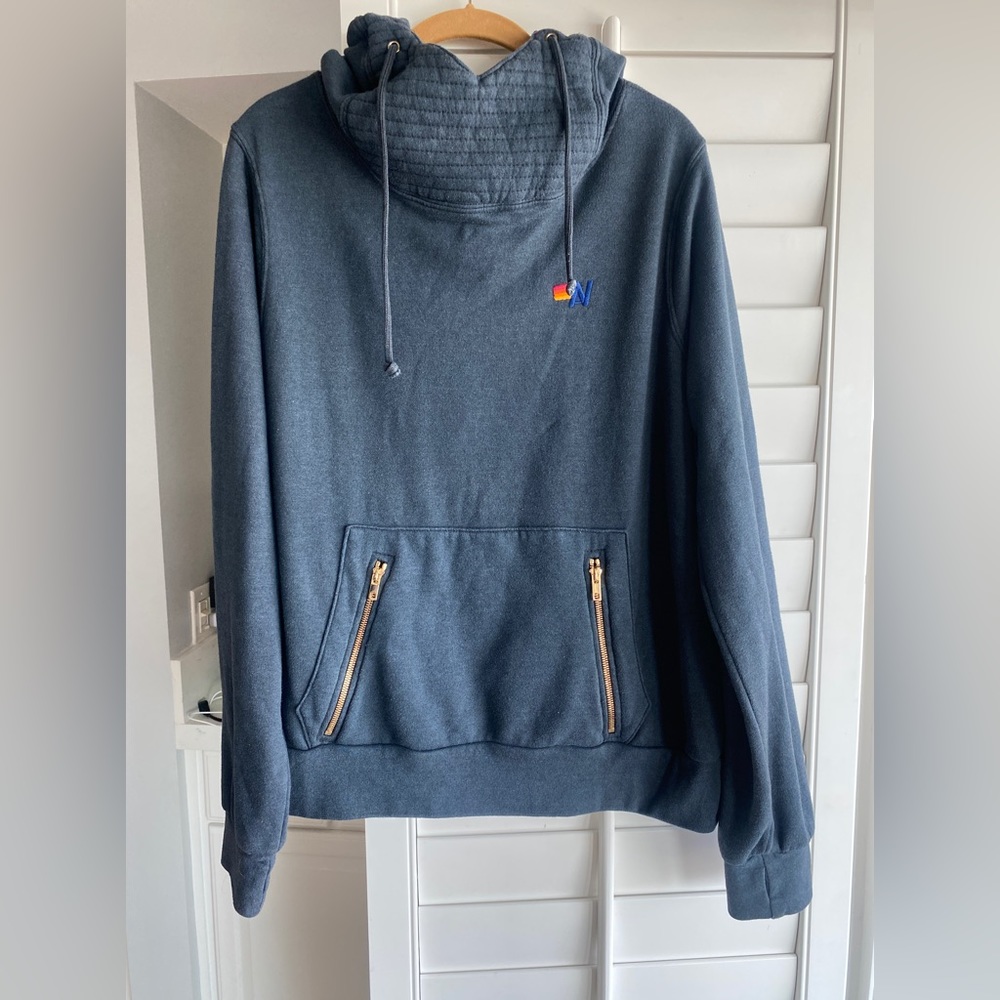 Aviator Nation Ninja sweatshirt charcoal size large